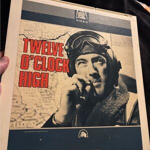 Twelve O’Clock High CED Electronic Disc System. Gregory Peck Copyright 1982